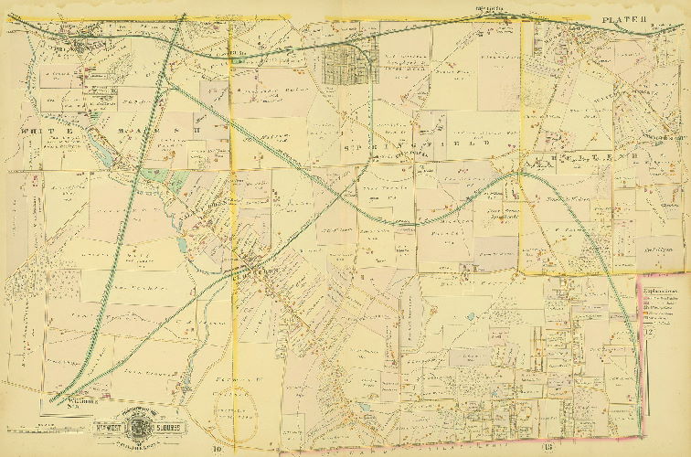 Plate 11, Baist's Atlas of the Properties in the Northwest Suburbs of Philadelphia