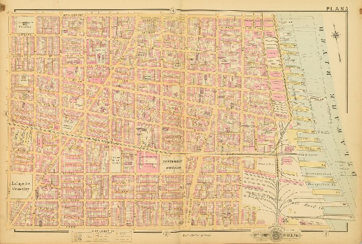 Plan 3, Baist's Property Atlas of the City and County of Philadelphia, Penna.