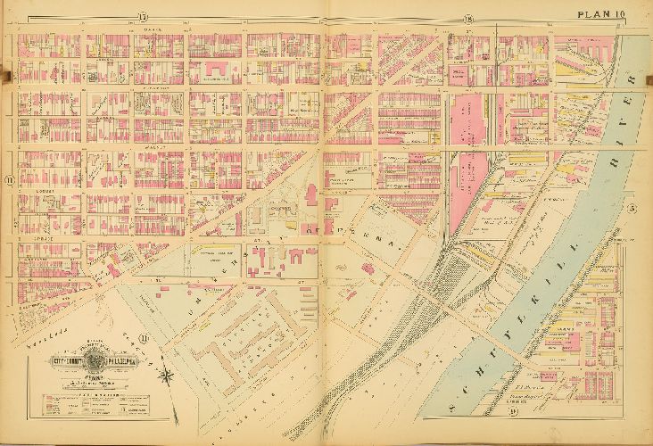 Plan 10, Baist's Property Atlas of the City and County of Philadelphia, Penna.