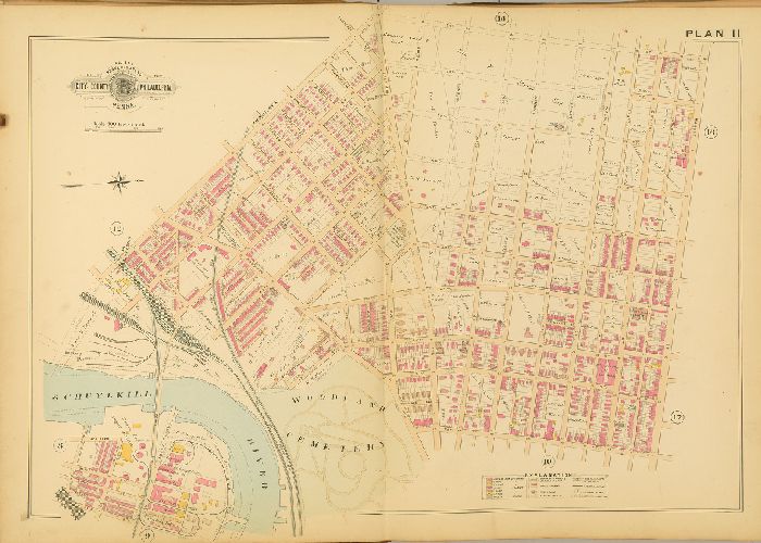 Plan 11, Baist's Property Atlas of the City and County of Philadelphia, Penna.