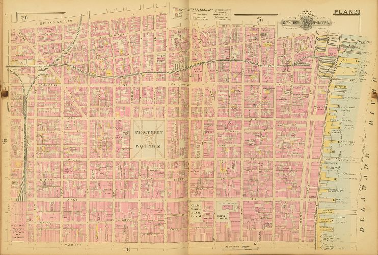 Plan 20, Baist's Property Atlas of the City and County of Philadelphia, Penna.