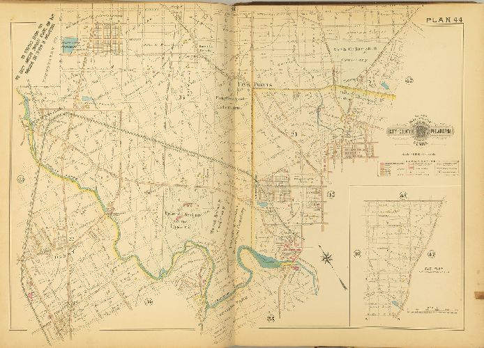Plan 44, Baist's Property Atlas of the City and County of Philadelphia, Penna.