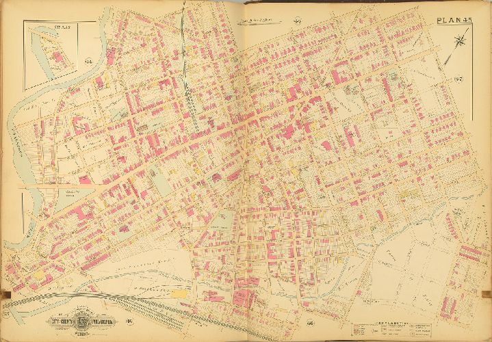 Plan 45, Baist's Property Atlas of the City and County of Philadelphia, Penna.