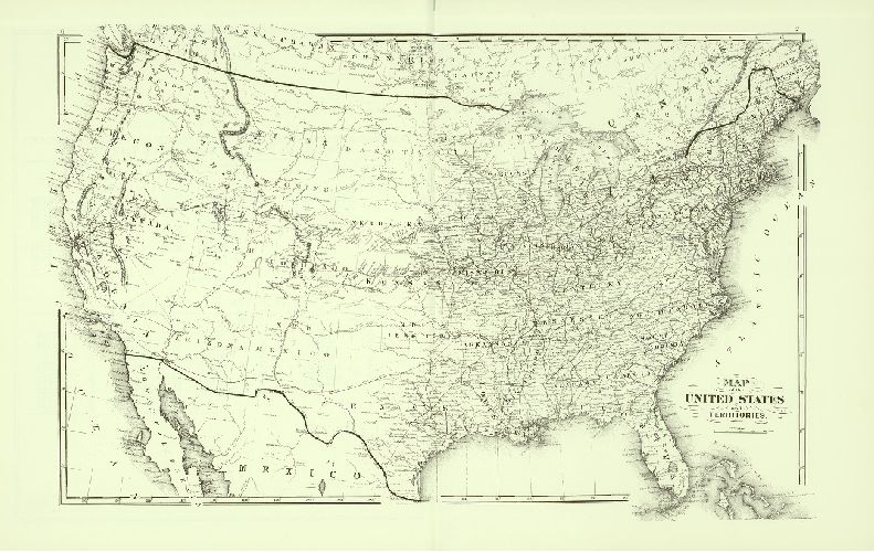 Map of the United States, Combination Atlas Map of Cumberland County, New Jersey