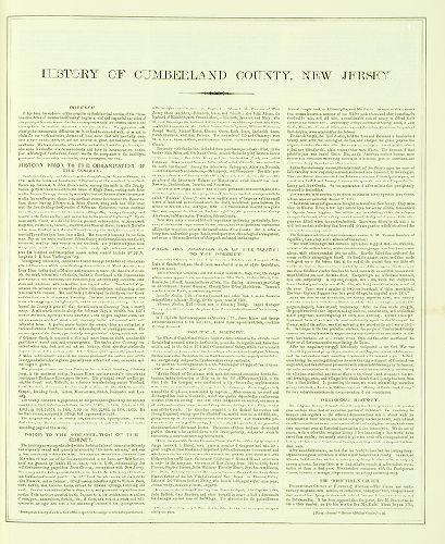 History I, Combination Atlas Map of Cumberland County, New Jersey