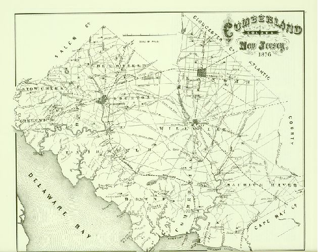 Cumberland County 1-2, Combination Atlas Map of Cumberland County, New Jersey