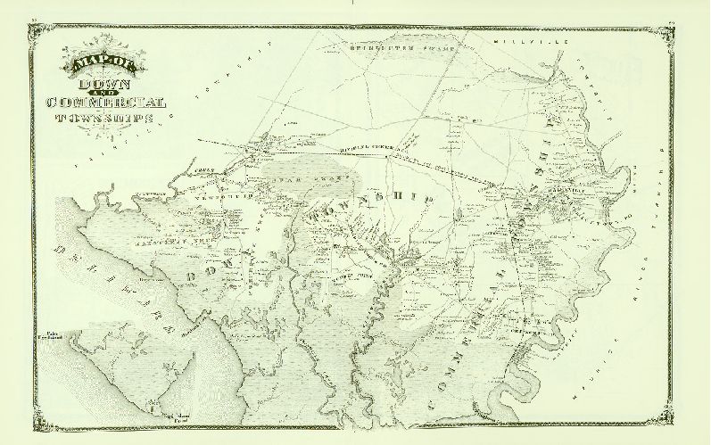 Down 28-29, Combination Atlas Map of Cumberland County, New Jersey