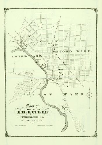 Millville 36-37, Combination Atlas Map of Cumberland County, New Jersey