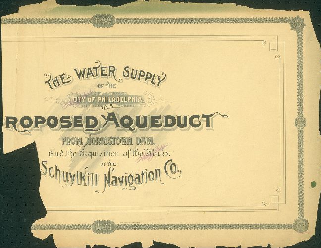 Title Page, The Water Supply of the City of Philadelphia