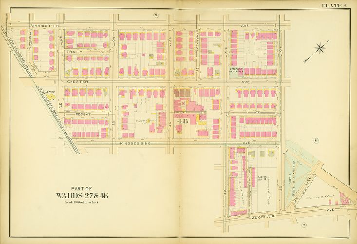 Plate 8, Atlas of the 27th & 46th Wards of the City of Philadelphia