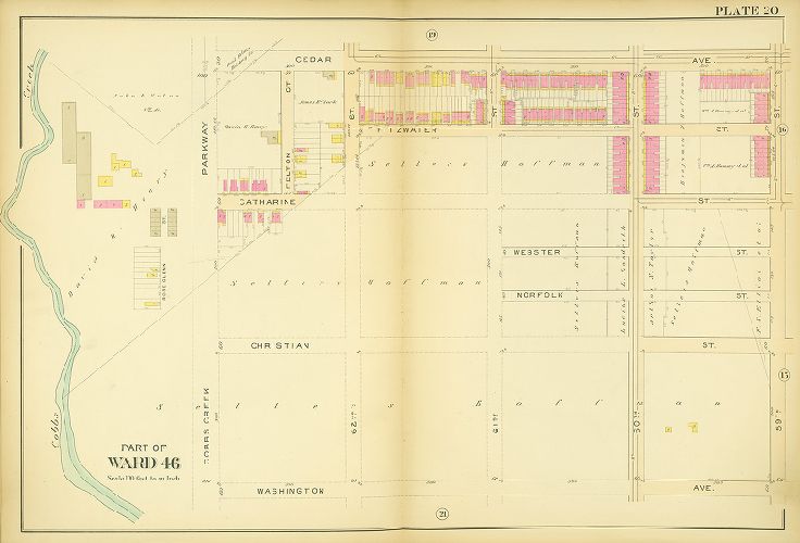 Plate 20, Atlas of the 27th & 46th Wards of the City of Philadelphia