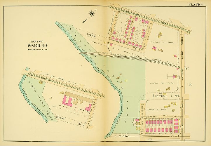 Plate 6, Atlas of the 40th Ward of the City of Philadelphia