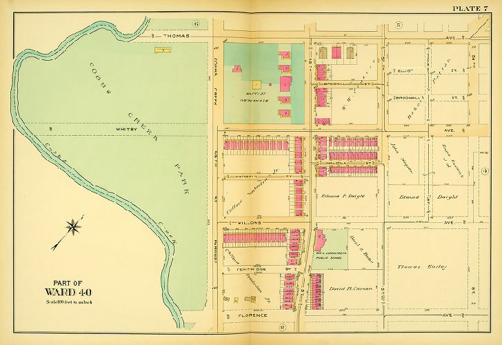 Plate 7, Atlas of the 40th Ward of the City of Philadelphia