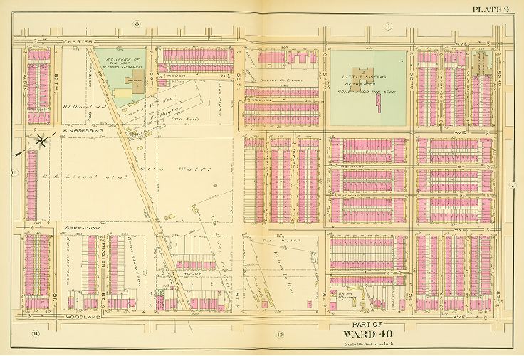 Plate 9, Atlas of the 40th Ward of the City of Philadelphia