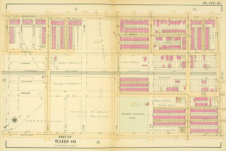 Plate 16, Atlas of the 40th Ward of the City of Philadelphia