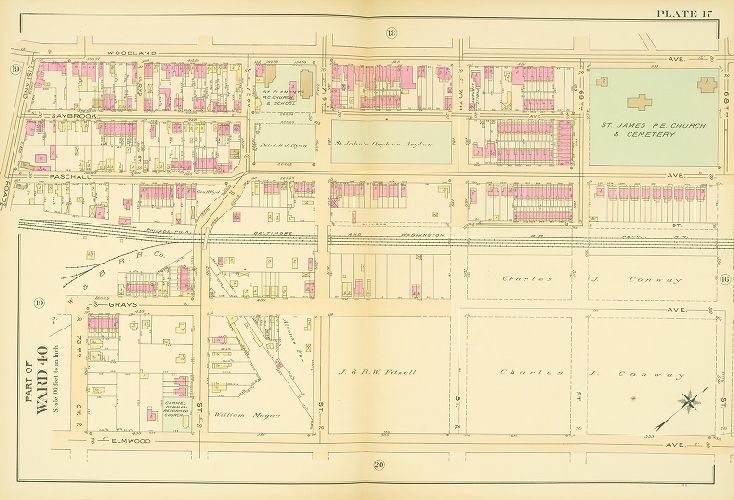 Plate 17, Atlas of the 40th Ward of the City of Philadelphia
