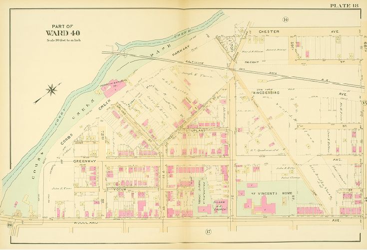 Plate 18, Atlas of the 40th Ward of the City of Philadelphia