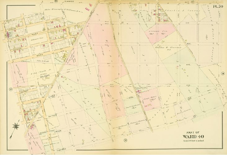Plate 20, Atlas of the 40th Ward of the City of Philadelphia