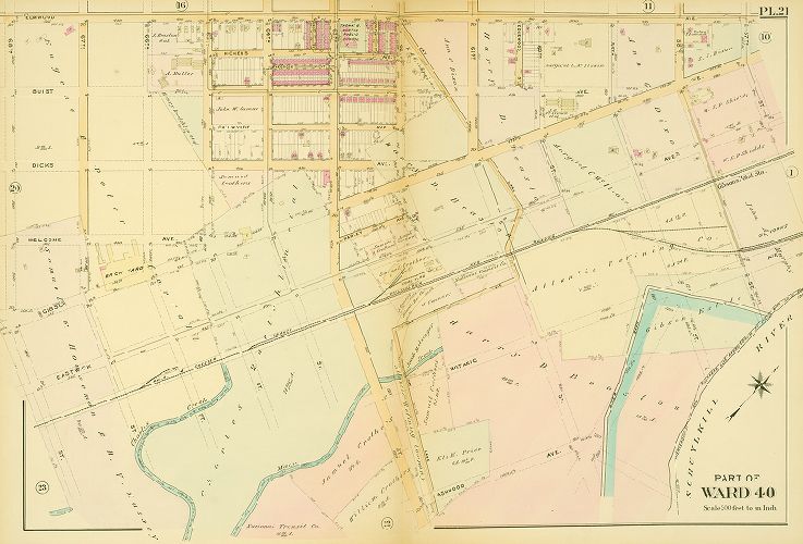 Plate 21, Atlas of the 40th Ward of the City of Philadelphia