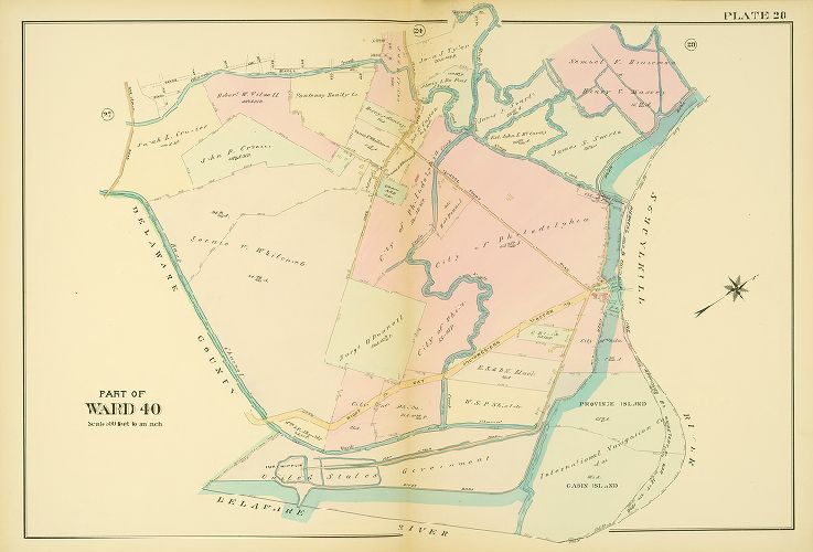 Plate 28, Atlas of the 40th Ward of the City of Philadelphia