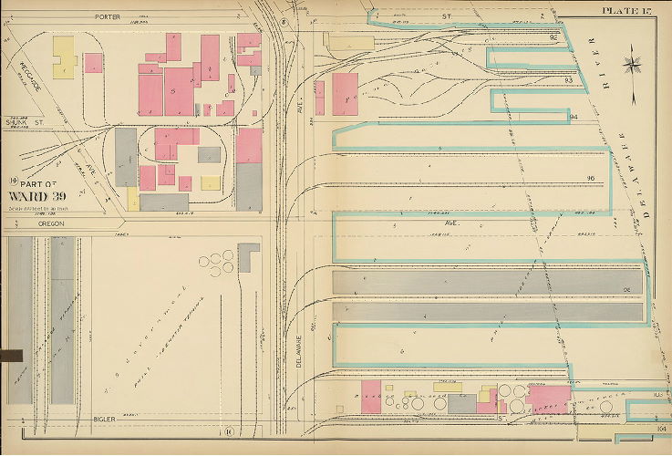 Plate 15, Altas of the 1st and 39th Wards of the City of Philadelphia