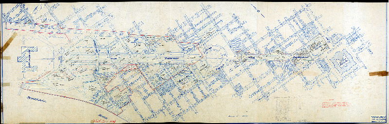 Plan (alternate image), Property acquired for [Fairmount] Park and Parkway. Compiled by Geo. R. Mackenzie, Asst. Engr. [Dated June 5, 1927]
