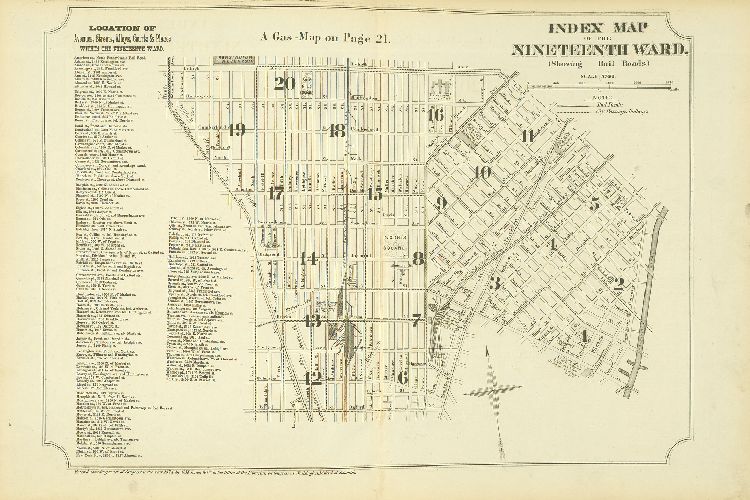 Map Index, Atlas of Philadelphia in fifteen Volumes, Vol. 2