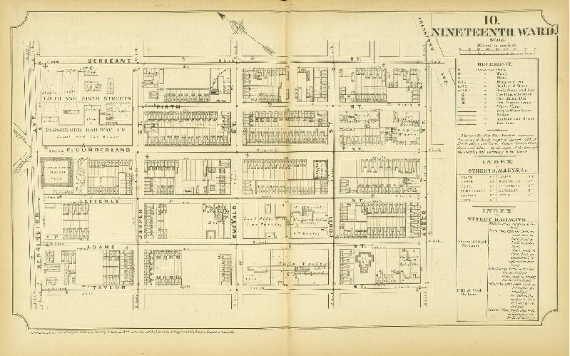 Plate 10, Atlas of Philadelphia in fifteen Volumes, Vol. 2