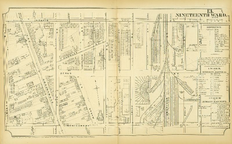 Plate 13, Atlas of Philadelphia in fifteen Volumes, Vol. 2