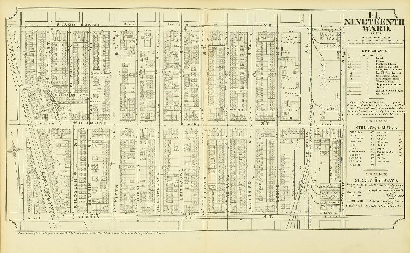 Plate 14, Atlas of Philadelphia in fifteen Volumes, Vol. 2