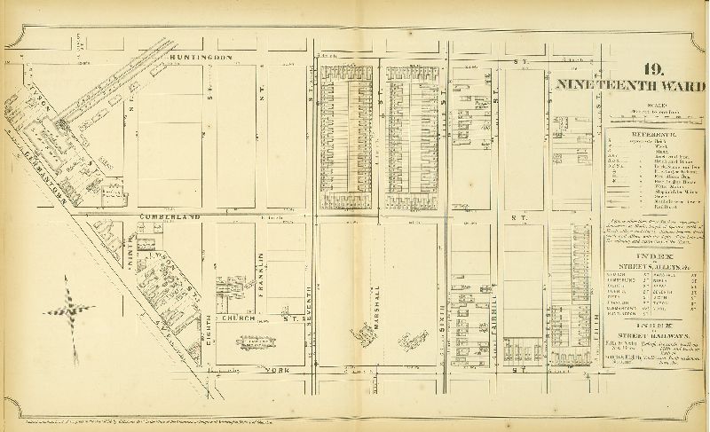 Plate 19, Atlas of Philadelphia in fifteen Volumes, Vol. 2