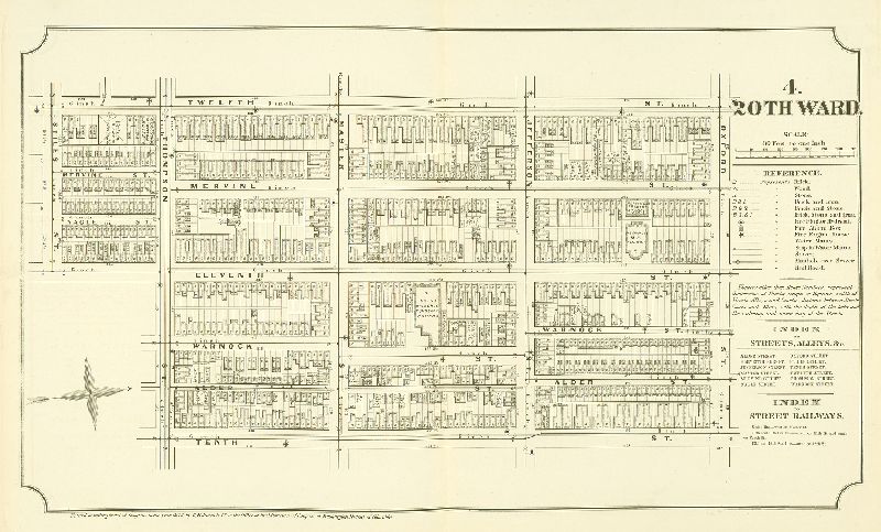 Plate 4, Atlas of Philadelphia in fifteen Volumes, Vol. 4