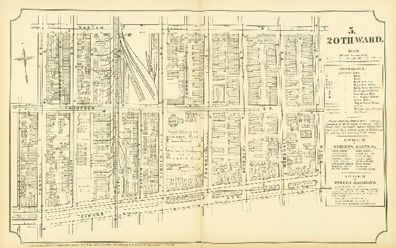 Plate 5, Atlas of Philadelphia in fifteen Volumes, Vol. 4