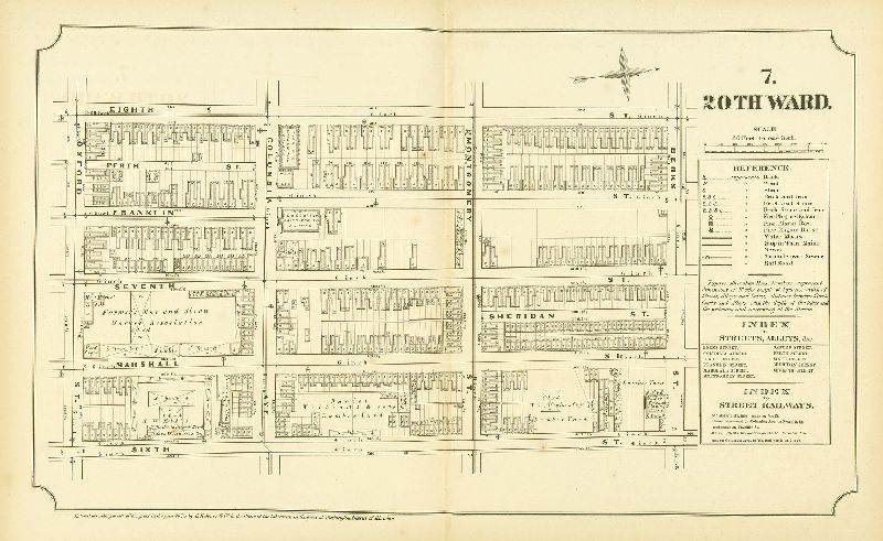 Plate 7, Atlas of Philadelphia in fifteen Volumes, Vol. 4