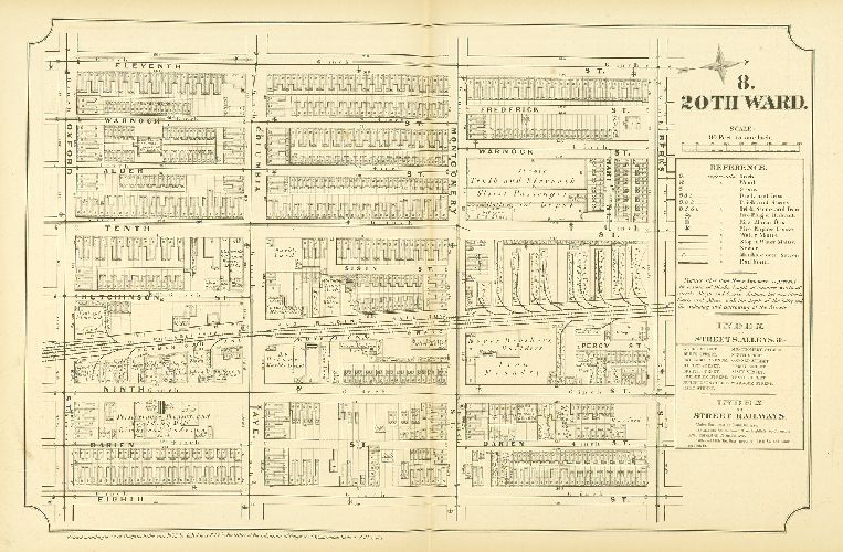 Plate 8, Atlas of Philadelphia in fifteen Volumes, Vol. 4