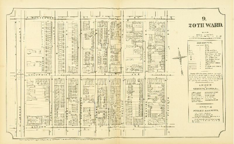 Plate 9, Atlas of Philadelphia in fifteen Volumes, Vol. 4