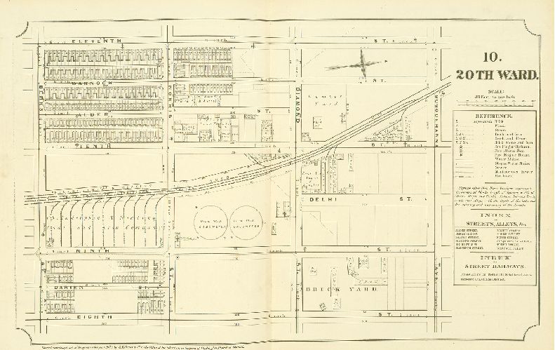 Plate 10, Atlas of Philadelphia in fifteen Volumes, Vol. 4