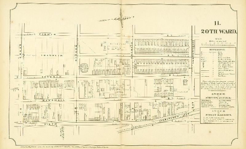 Plate 11, Atlas of Philadelphia in fifteen Volumes, Vol. 4