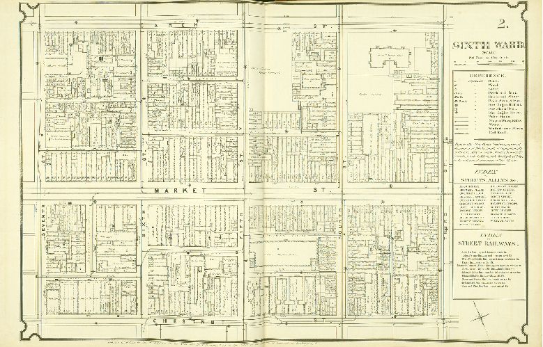 Plate 2, Atlas of Philadelphia in fifteen Volumes, Vol. 3