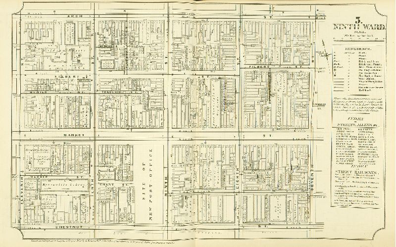 Plate 5, Atlas of Philadelphia in fifteen Volumes, Vol. 3