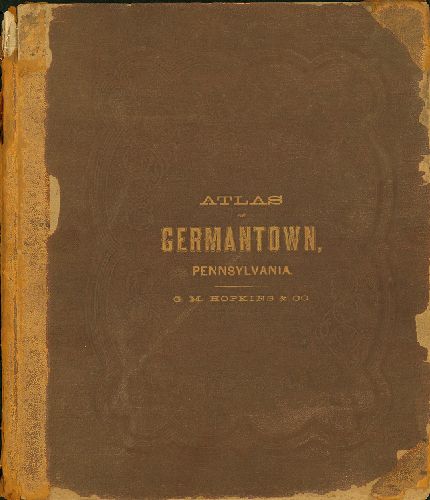 Cover, Atlas of (the late borough of) Germantown