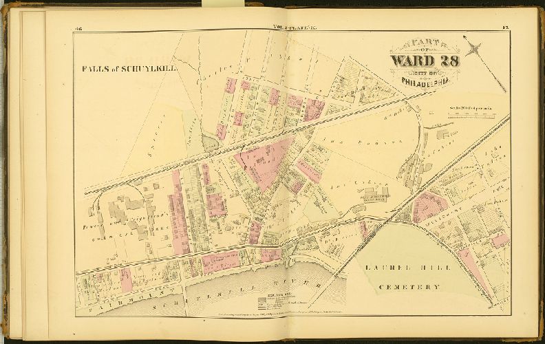 Plate K, City Atlas of Philadelphia, vol. 2