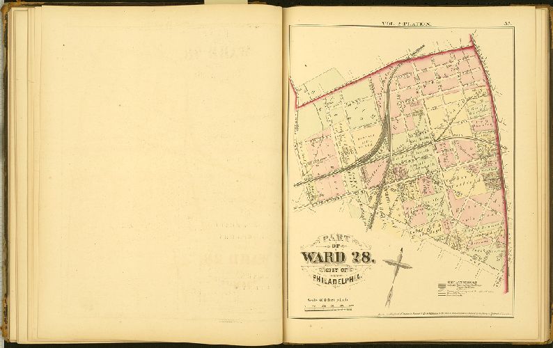 Plate N, City Atlas of Philadelphia, vol. 2