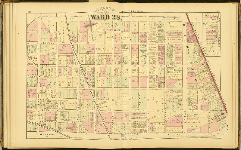 Plate O, City Atlas of Philadelphia, vol. 2