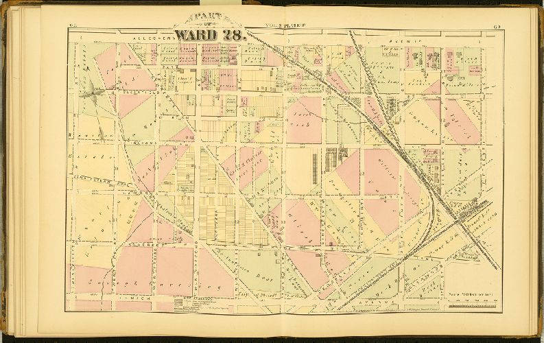 Plate P, City Atlas of Philadelphia, vol. 2
