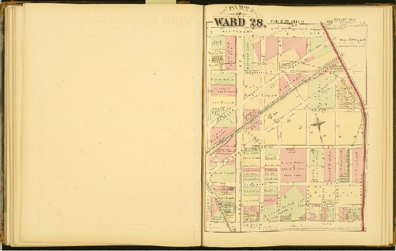 Plate Q, City Atlas of Philadelphia, vol. 2
