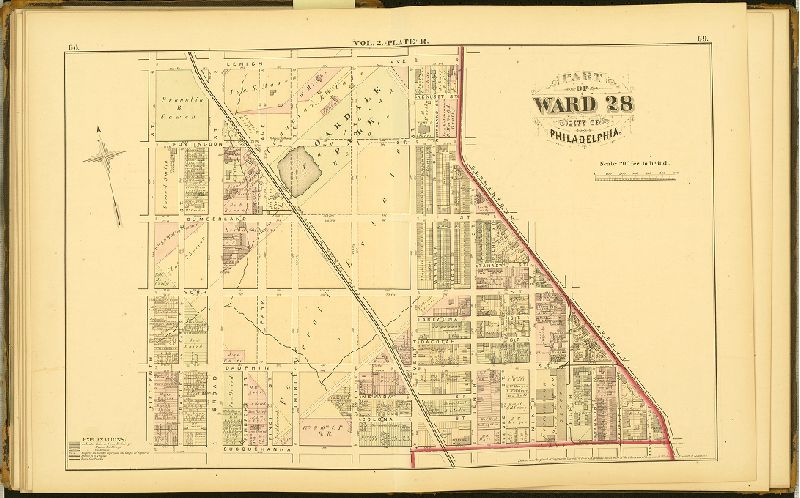 Plate R, City Atlas of Philadelphia, vol. 2