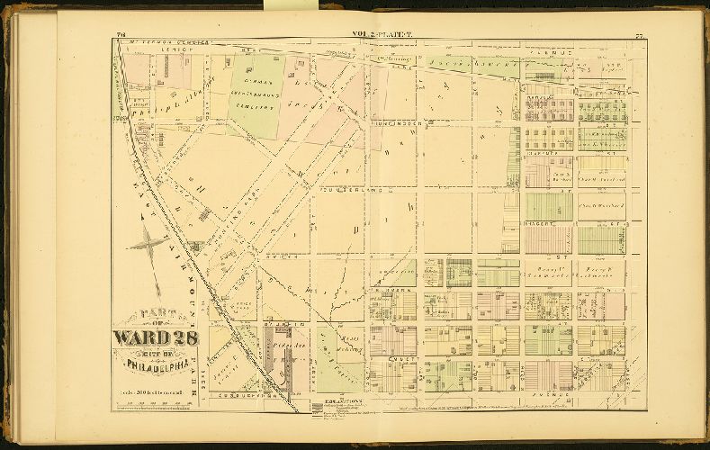 Plate T, City Atlas of Philadelphia, vol. 2