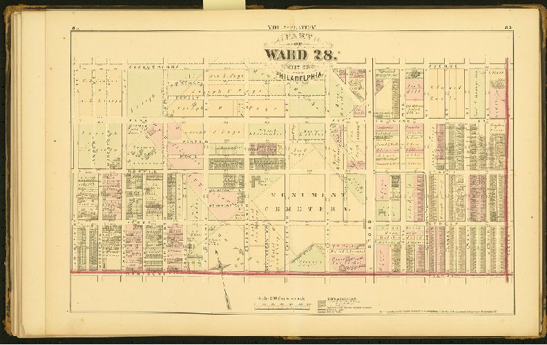Plate V, City Atlas of Philadelphia, vol. 2