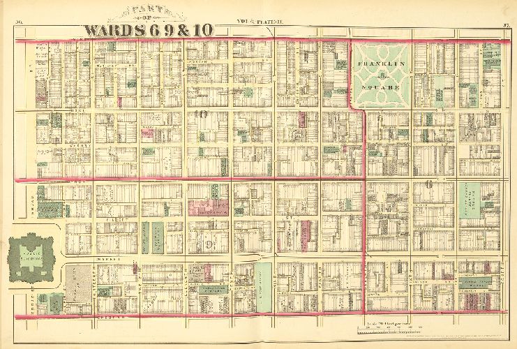 Plate H, City Atlas of Philadelphia, vol. 6
